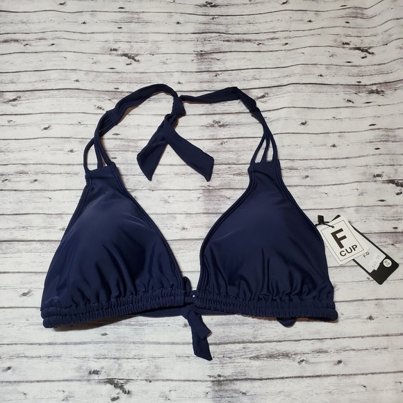 AQ-WA Other - AQ-WA Bikini F Cup Navy Triangle Swimsuit